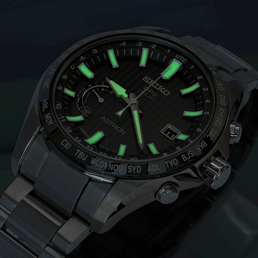Часы Seiko Astron GPS Solar SSE161J1 — Япония, кварцевые