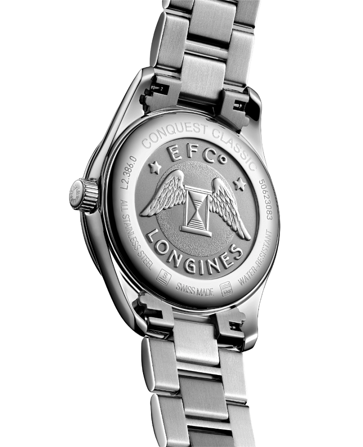 Часы Longines Conquest Classic L2.386.0.87.6 — кварцевые, сталь металл