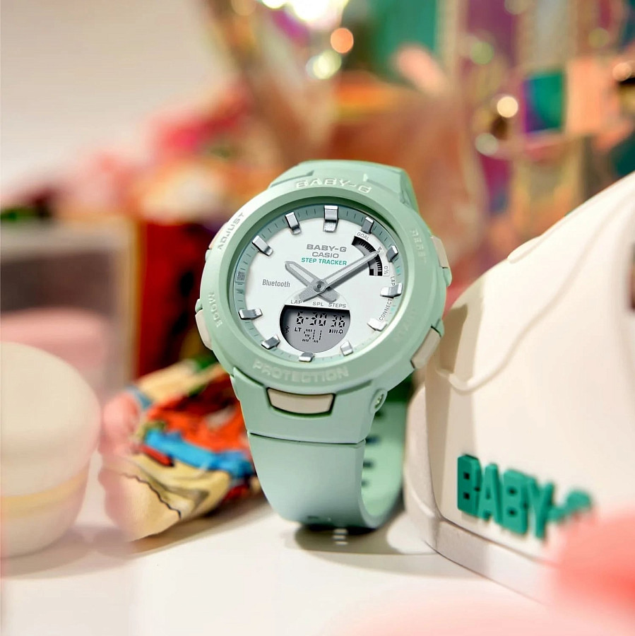 Часы Casio Baby-G BSA-B100CS-3A — артикул BSA-B100CS-3A