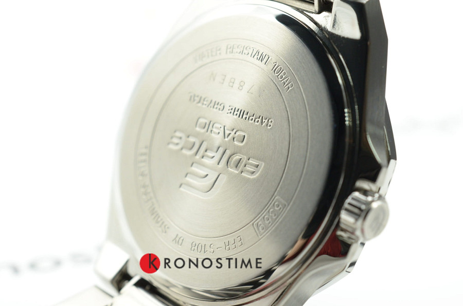 Часы Casio Edifice EFR-S108D-1AVUDF (EFR-S108D-1A) — мужские, серебристый