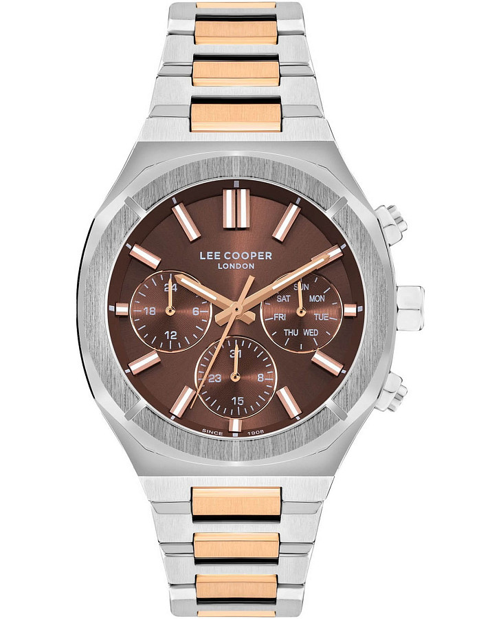 Часы Lee Cooper LC07959.540 — мужские, коричневый
