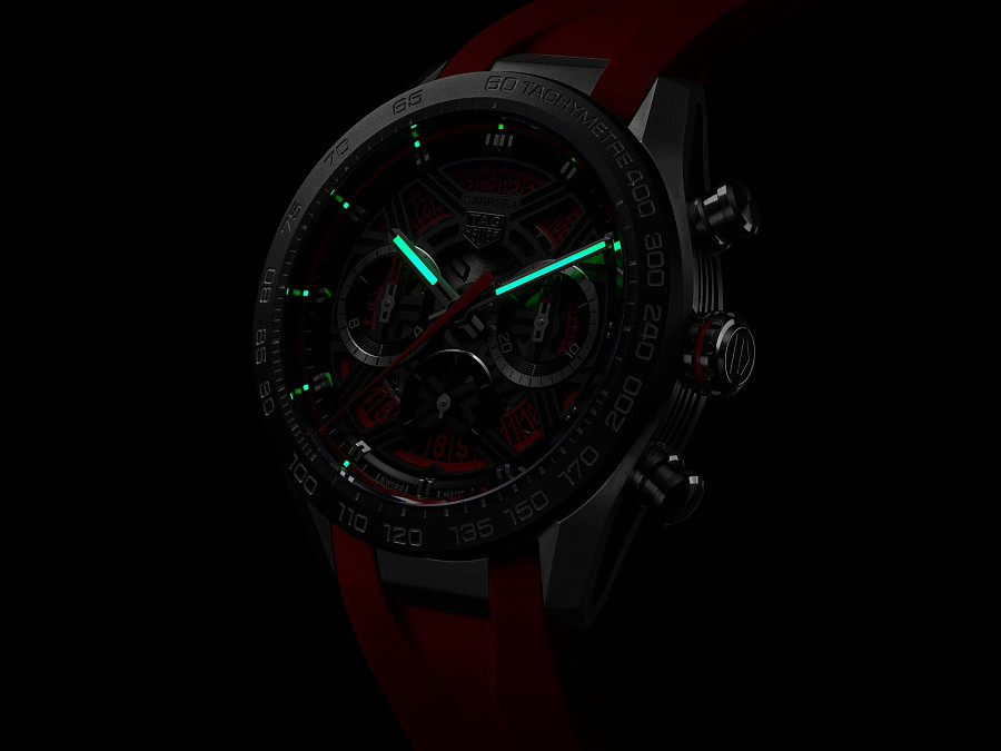 Часы TAG Heuer Carrera Chronograph Extreme Sport CBU2082.FT6275 — каучук, мужские