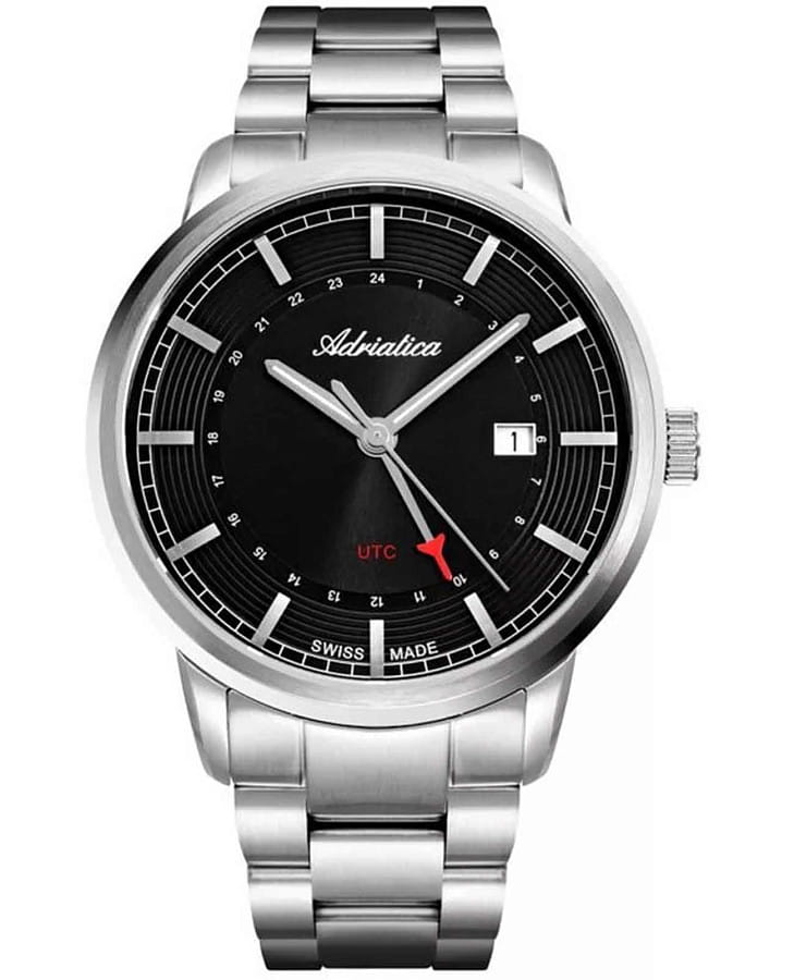 Часы Adriatica Premiere A8307.5114Q — мужские, черный