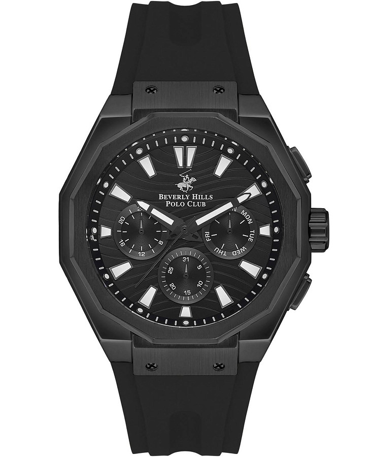Часы Beverly Hills Polo Club BP3557X.651 — мужские, черный