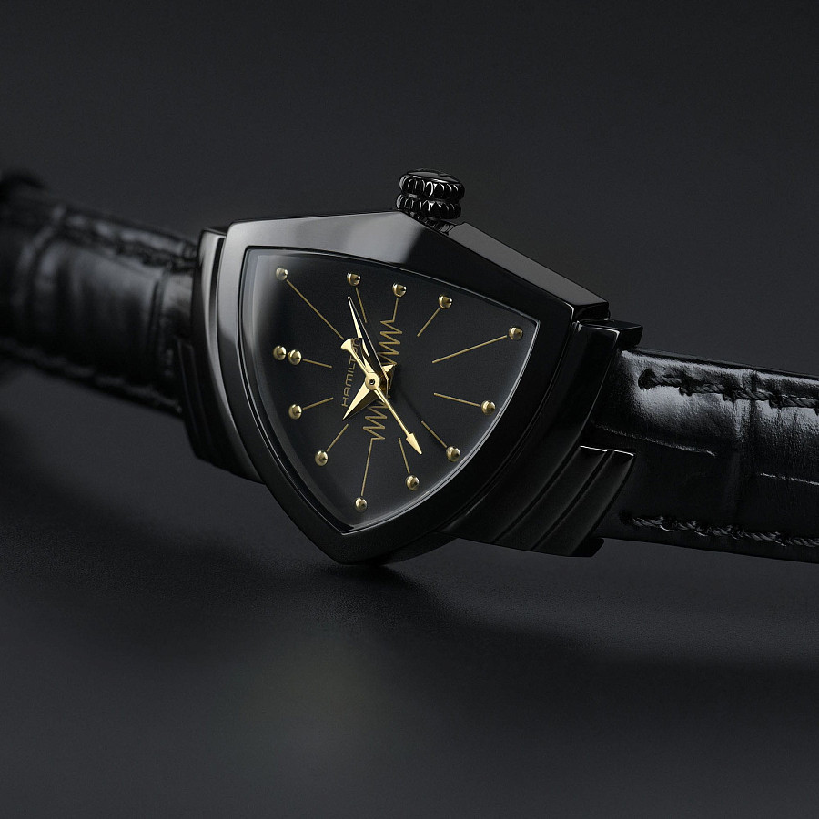 Часы Hamilton Ventura S Quartz H24201730 — кварцевые, Швейцария, женские