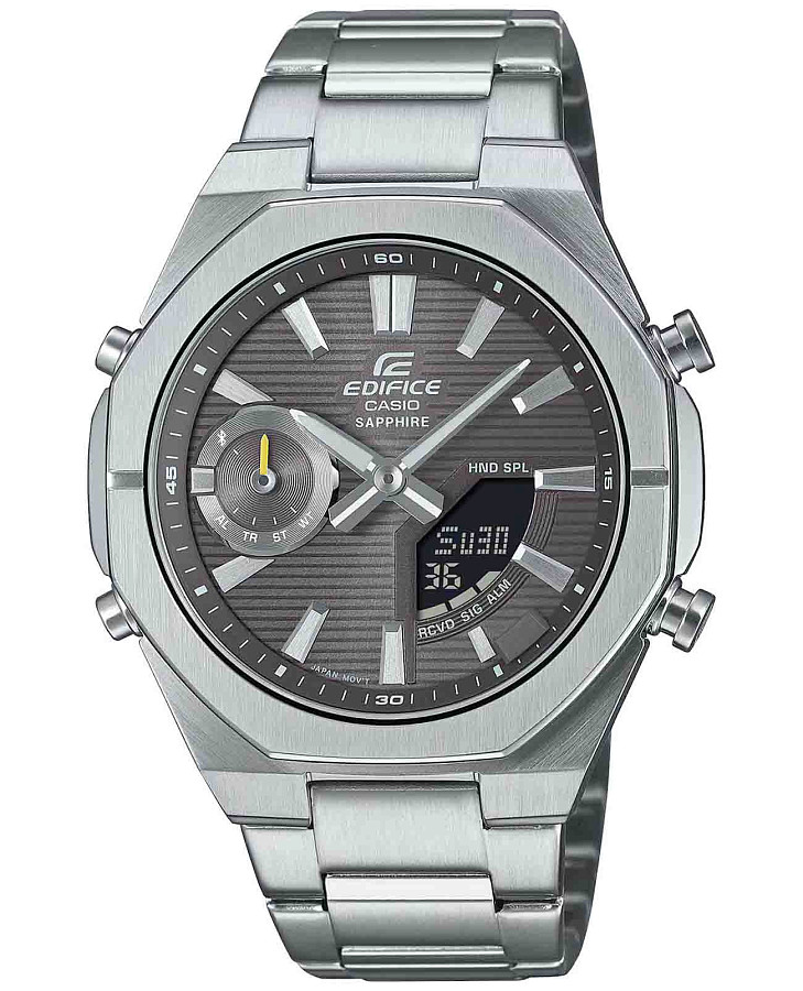 Часы Casio Edifice ECB-S10D-8A — мужские, серый