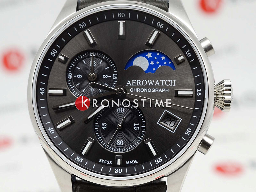 Часы Aerowatch Les Grandes Classiques 78990 AA01 — металл сталь, Швейцария