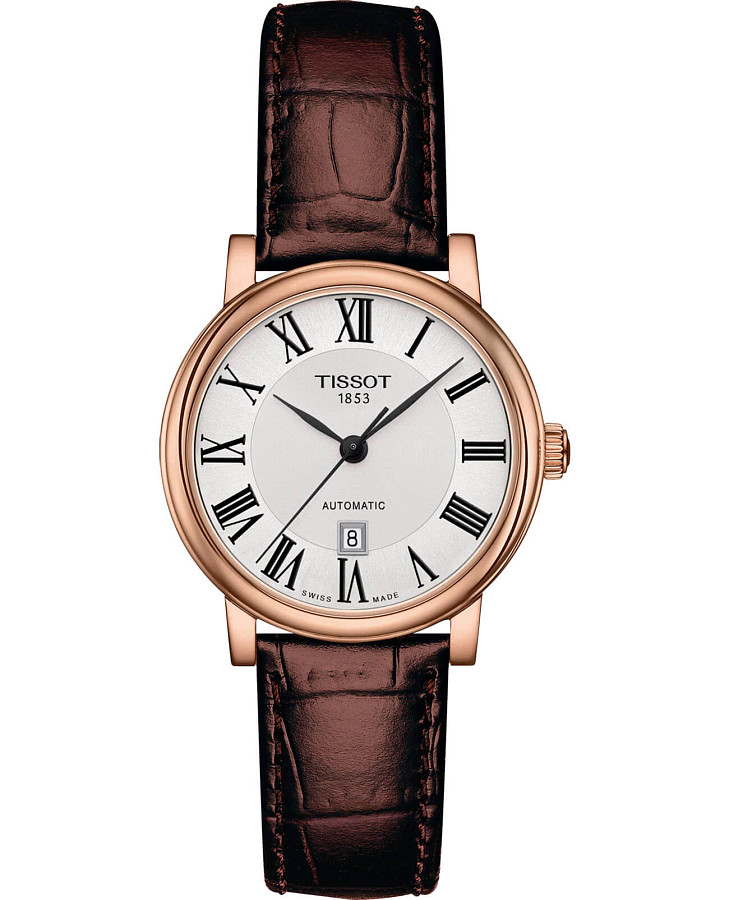 Часы Tissot Carson Premium Automatic Lady T122.207.36.033.00 — женские, белый
