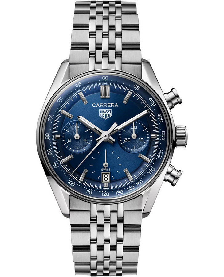 Часы TAG Heuer Carrera Chronograph CBS2212.BA0048 — мужские, синий