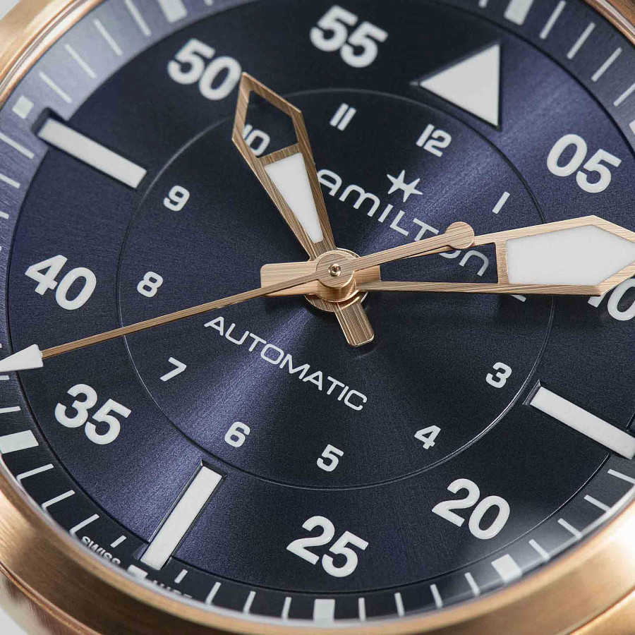 Часы Hamilton Khaki Aviation Pilot Auto H76245840 — кожаный, женские