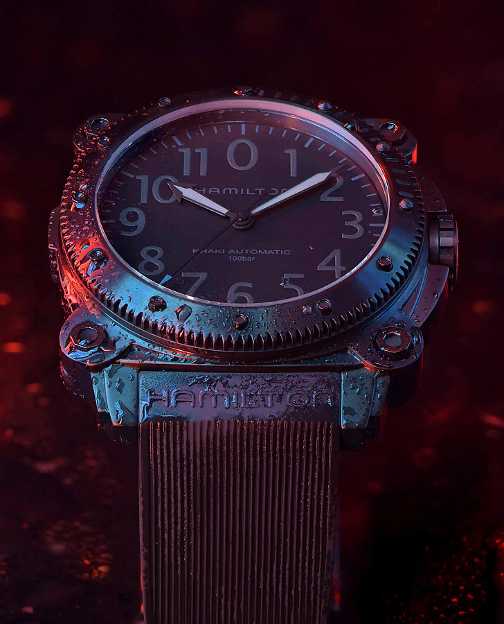 Часы Hamilton Khaki Navy BeLOWZERO Auto Limited Edition H78505331 — механические, Швейцария, мужские