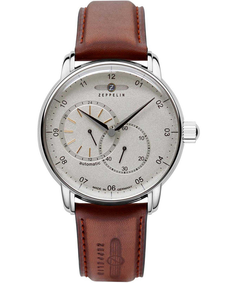 Часы Zeppelin New Capitain`s Line 86621 — мужские, серебристый