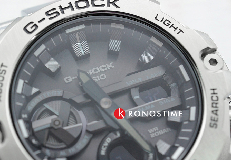 Часы Casio G-Shock GST-B400D-1ADR (GST-B400D-1A) — черный, металл сталь карбон