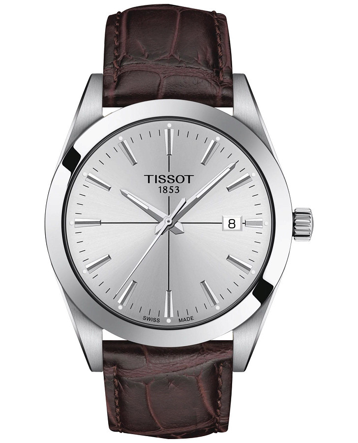 Часы Tissot Gentleman T127.410.16.031.01 — мужские, серебристый
