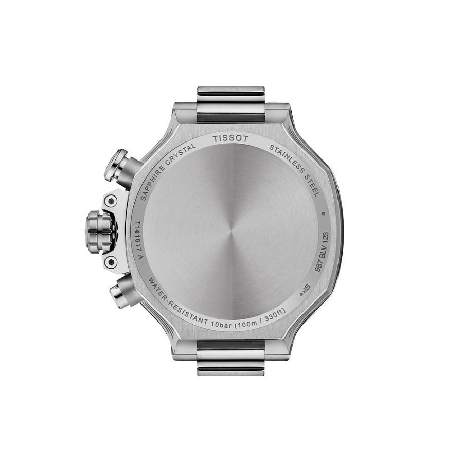Часы Tissot T-Race 38mm T141.817.97.111.00 — белый, сталь металл