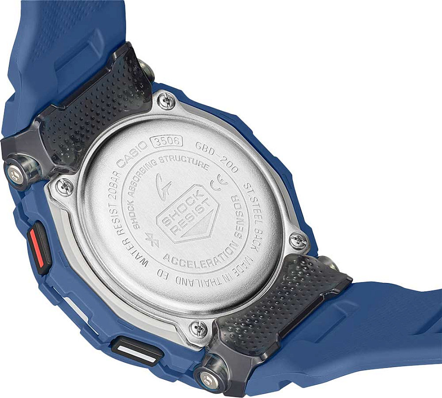 Часы Casio G-Shock GBD-200-2DR (GBD-200-2) — пластик, мужские