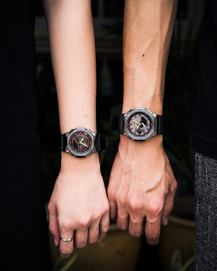 Часы Casio G-Shock GM-S2100CH-1A — пластик металл сталь, Япония