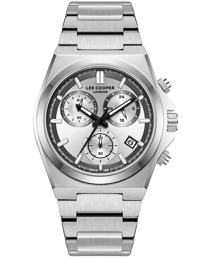 Часы Lee Cooper LC08188.330 — мужские, серебристый