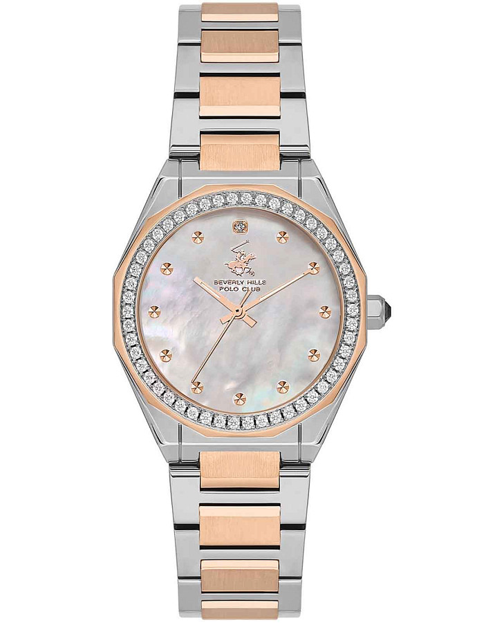 Часы Beverly Hills Polo Club Quartz BP3603C.530 — женские, перламутровый