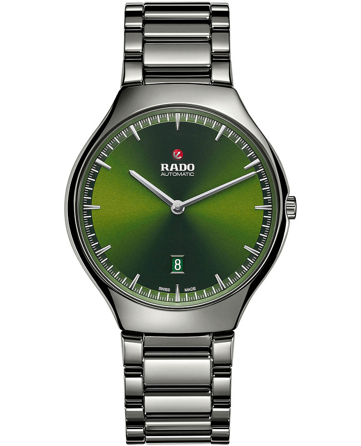 Часы Rado True Thinline Automatic R27088312 — мужские, зеленый
