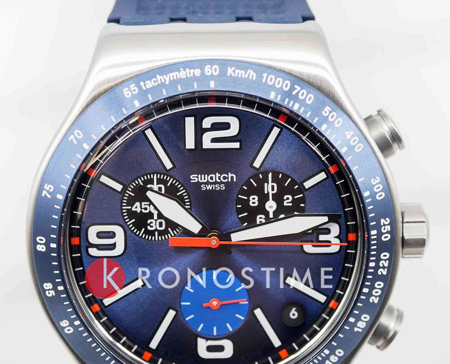 Часы Swatch I New Chrono YVS454 — сталь металл, Швейцария