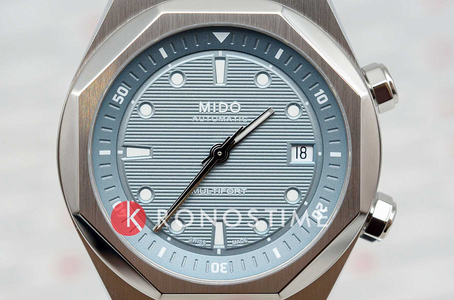 Часы Mido Multifort 8 Two Crowns M047.507.11.081.00 — сталь металл, Швейцария