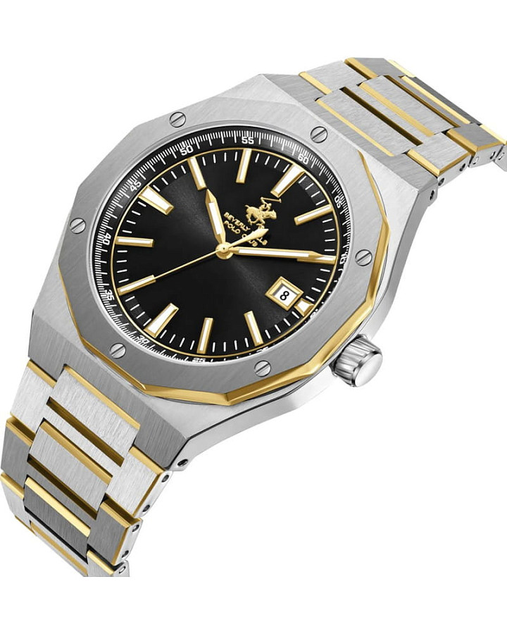 Часы Beverly Hills Polo Club BP3788X.250 — нержавеющая сталь с ip-покрытием, мужские
