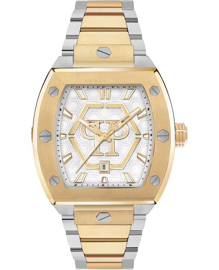 Часы Philipp Plein Hexagon Phantom PWPUA0925 — мужские, серебристый