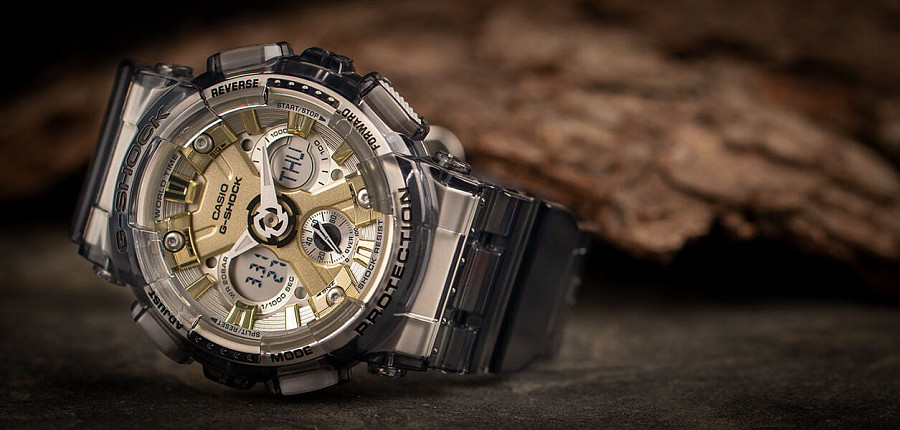 Часы Casio G-Shock GMA-S120GS-8ADR (GMA-S120GS-8A) — электронные