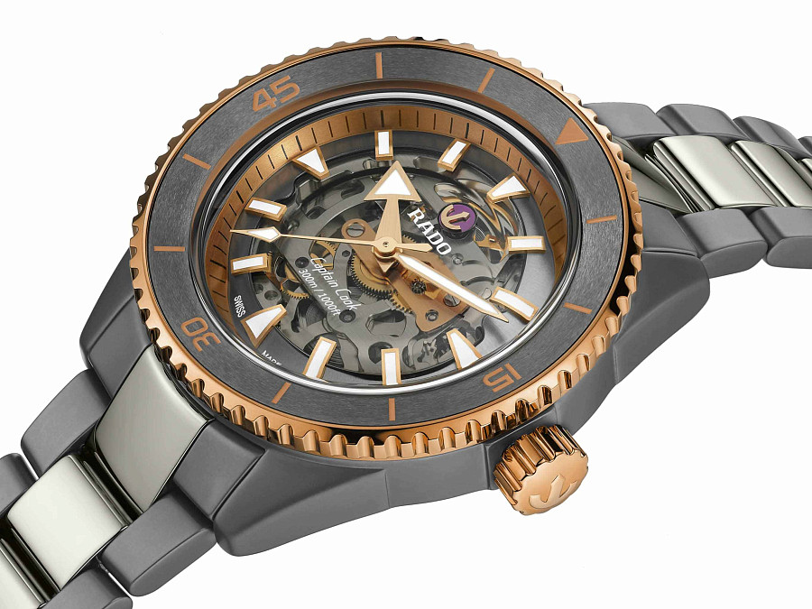Часы Rado Captain Cook High-Tech Ceramic R32148162 — механические, керамика