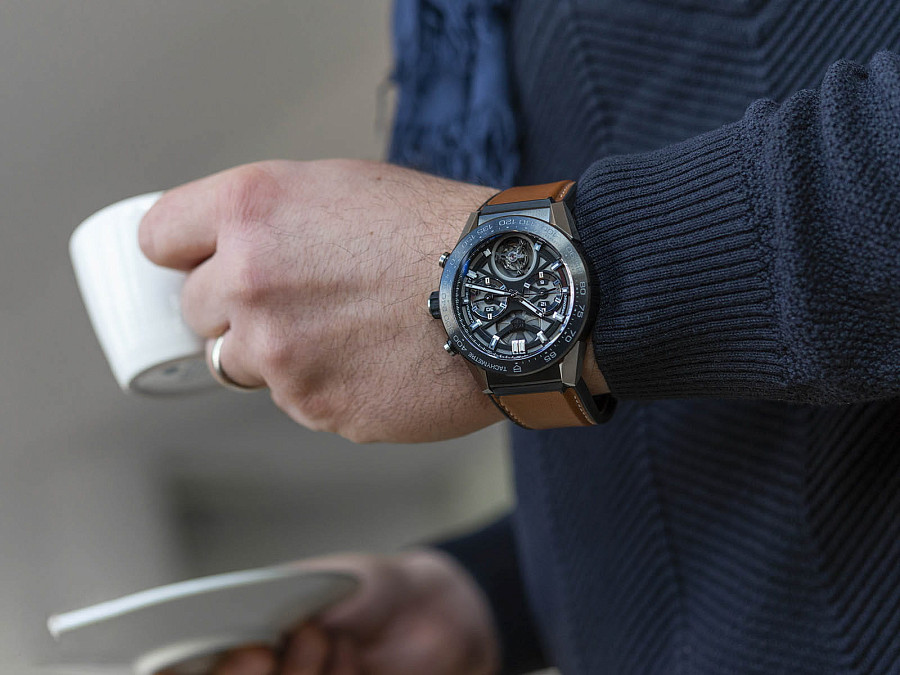 Часы TAG Heuer Carrera CAR5A8Y.FT6072 — механические, керамика титан