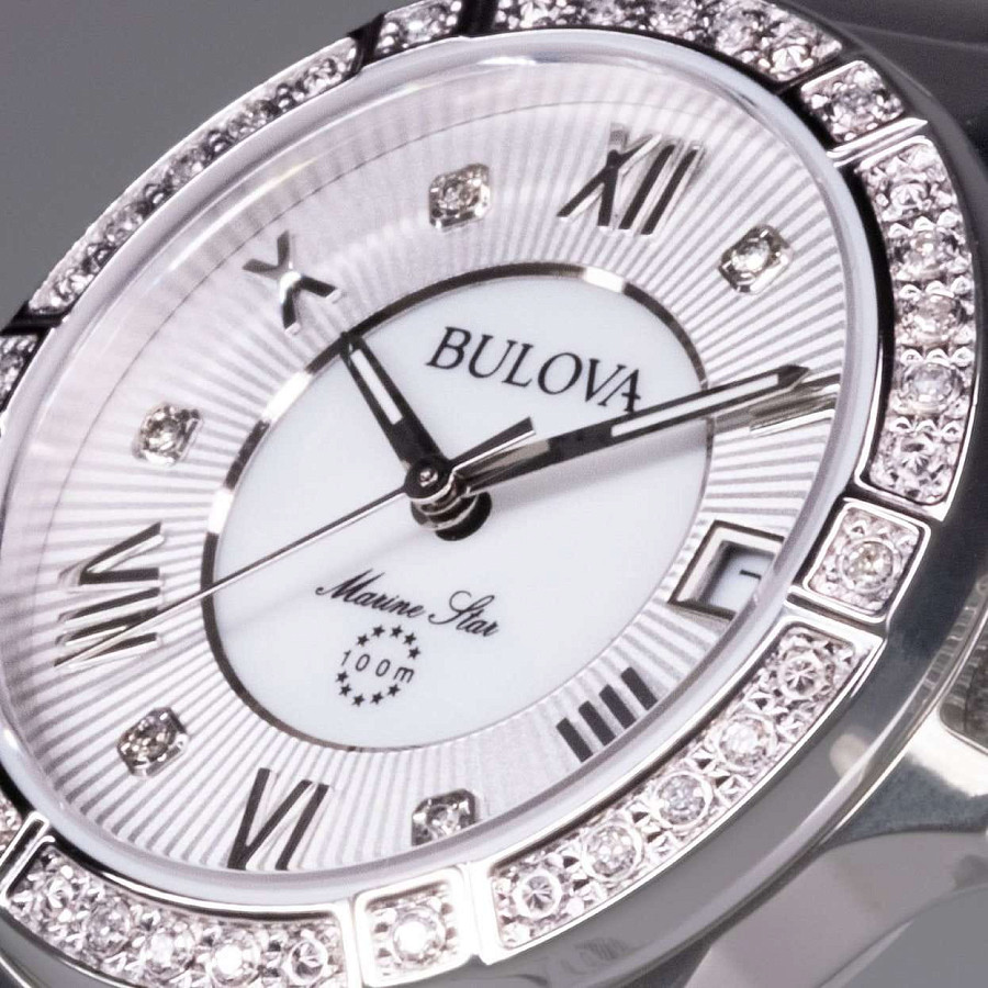 Часы Bulova Marine Star 96R232 — сталь металл, США