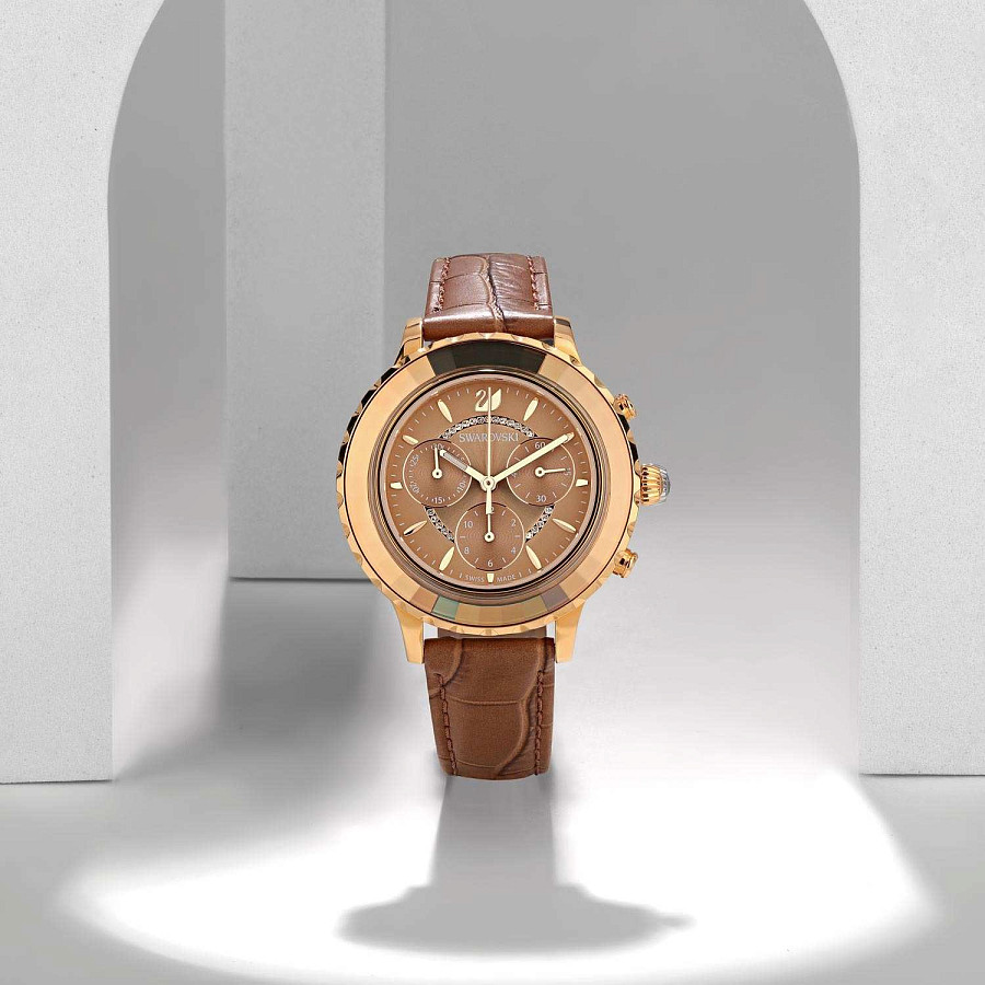Часы Swarovski Octea Lux Chrono 5632260 — сталь металл, Швейцария