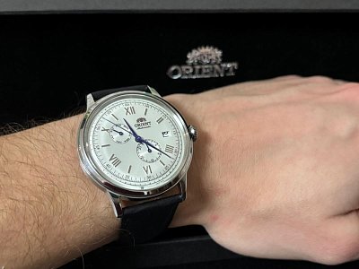 Фото покупателя: Японские механические наручные часы Orient Classic Automatic RA-AK0701S (RN-AK0701S) с хронографом