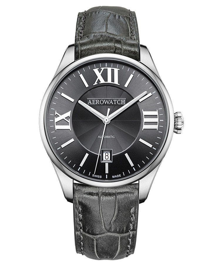 Часы Aerowatch Les Grandes Classiques 60996 AA03 — мужские, черный