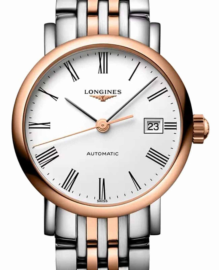 Часы Longines Elegant L4.309.5.11.7 — механические, металл сталь