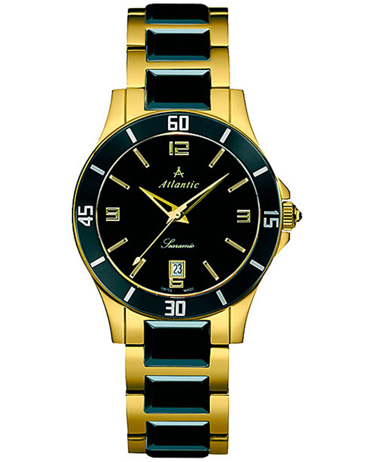 Часы Atlantic Searamic 92345.57.65 — женские, черный