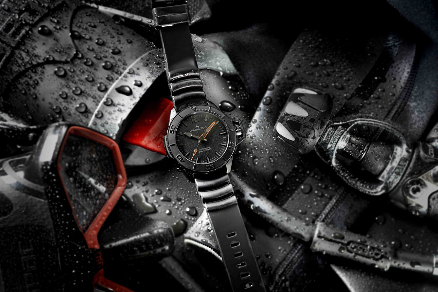 Часы Hamilton Khaki Navy Frogman Auto H77845330 — Швейцария, механические
