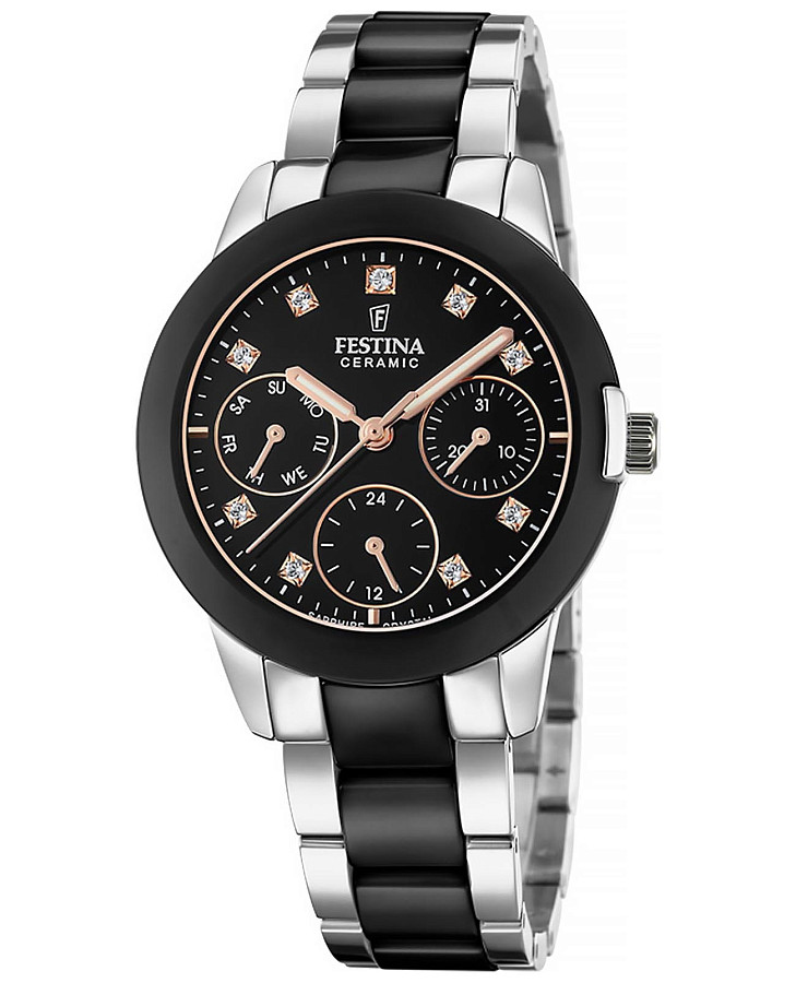 Часы Festina Ceramic F20497/3 — женские, черный