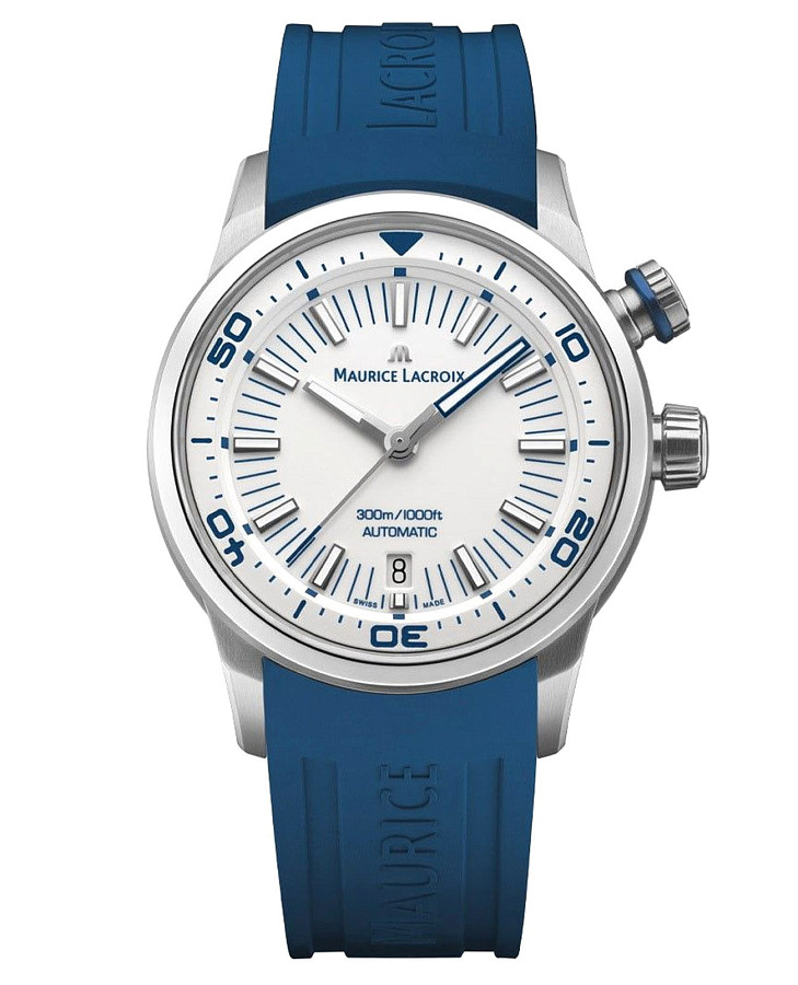 Часы Maurice Lacroix Pontos s diver PT6248-SS00L-130-4 — мужские, белый