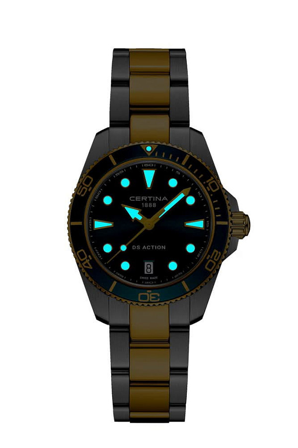 Часы Certina DS Action Lady C048.210.22.091.00 — женские, двухцветный