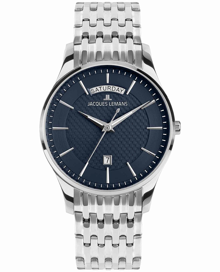 Часы Jacques Lemans London 1-2193H — мужские, синий