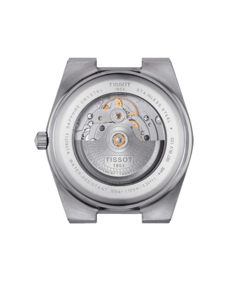 Часы Tissot PRX Powermatic 80 40 mm T137.407.11.091.01 — бирюзовый, сталь металл