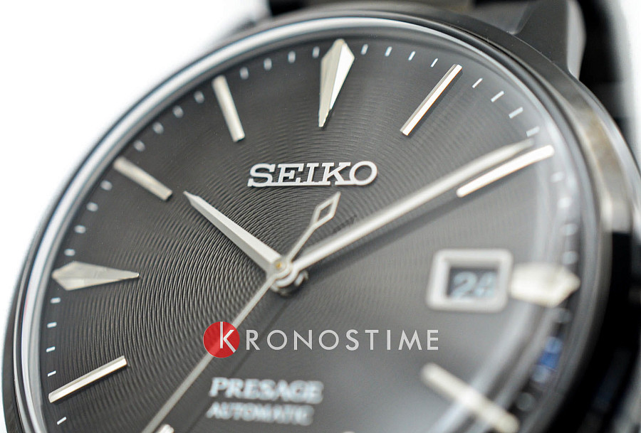 Часы Seiko Presage Cocktail Time SRPJ15J1 — мужские, нержавеющая сталь с pvd-покрытием