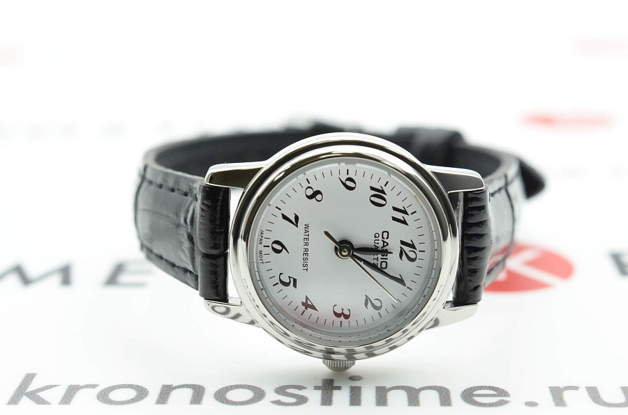 Часы Casio Collection LTP-1236PL-7B — кожаный, женские