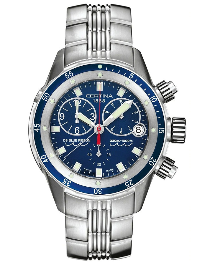 Часы Certina DS Podium C007.417.11.041.00 — мужские, синий