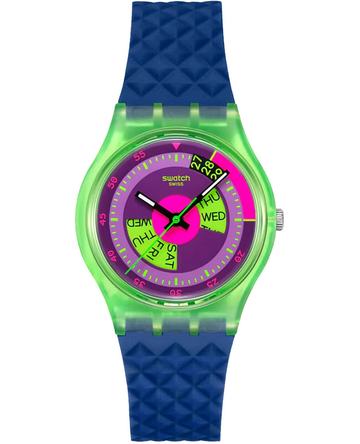 Часы Swatch Neon Skychart SO28G704 — женские, цветной