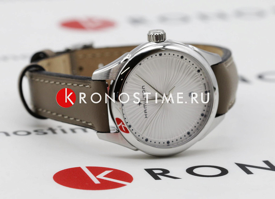 Часы Hamilton Jazzmaster Lady Quartz H32231810 — белый, сталь металл