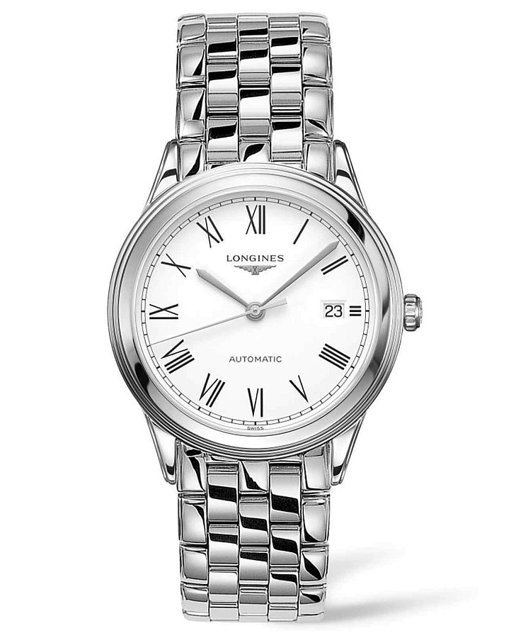 Часы Longines Flagship L4.974.4.11.6 — мужские, белый