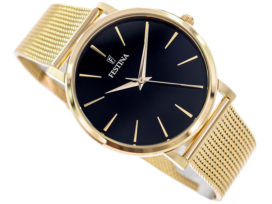 Часы Festina Boyfriend F20476/2 — черный, металл сталь